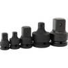 5 Piece Impact Adapter Set - Black Industrial Finish