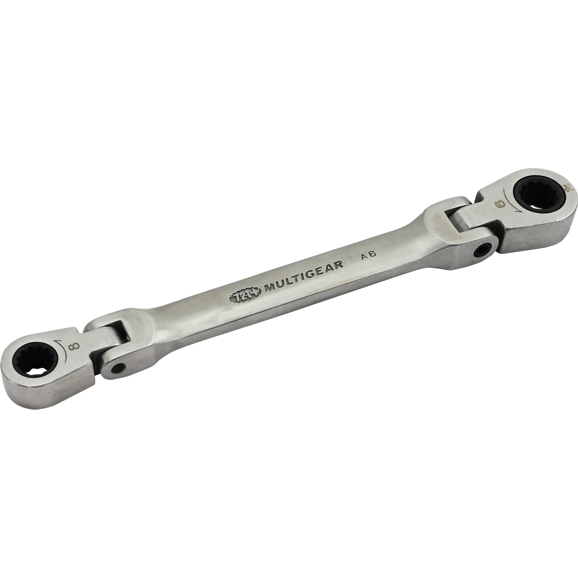 Metric Double Box End Flex Head Multi-Gear Ratcheting Wrenches