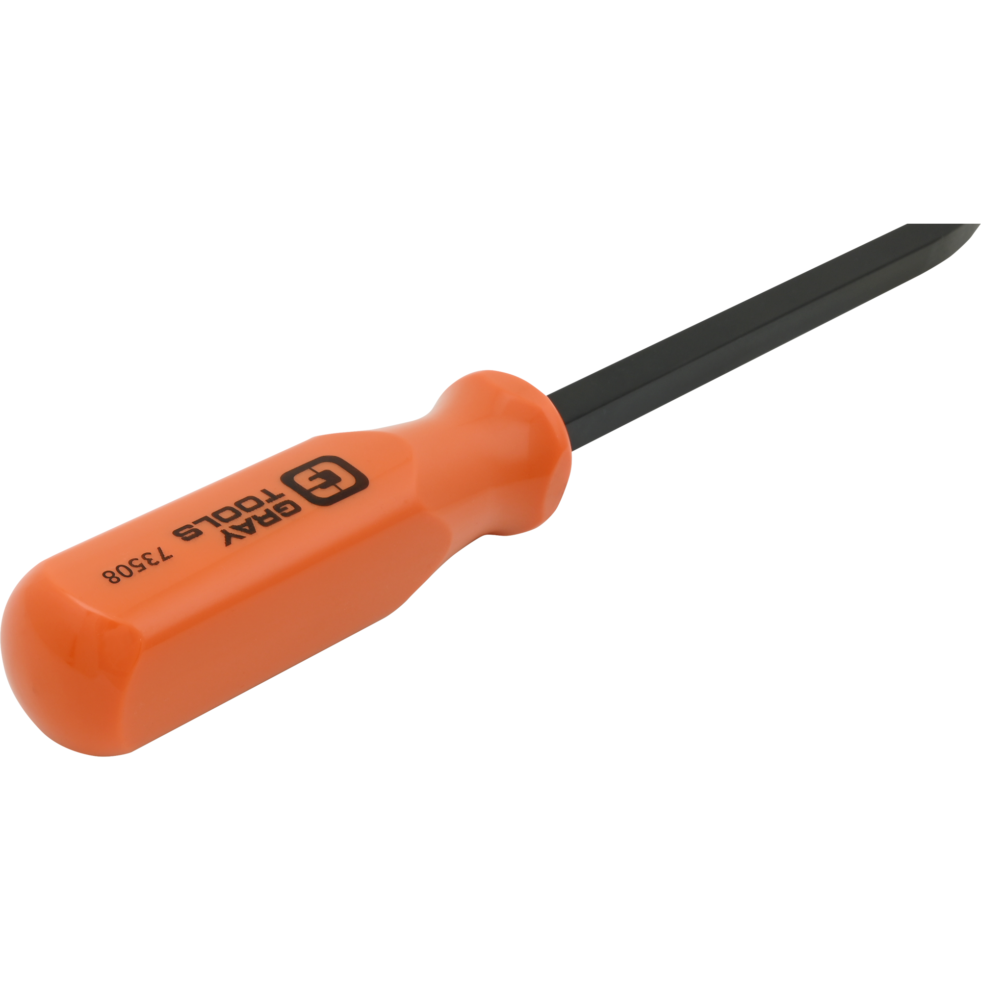 Screwdriver Handle Pry Bars, Curved Black Oxide Finish Blade