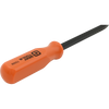 Screwdriver Handle Pry Bars, Curved Black Oxide Finish Blade