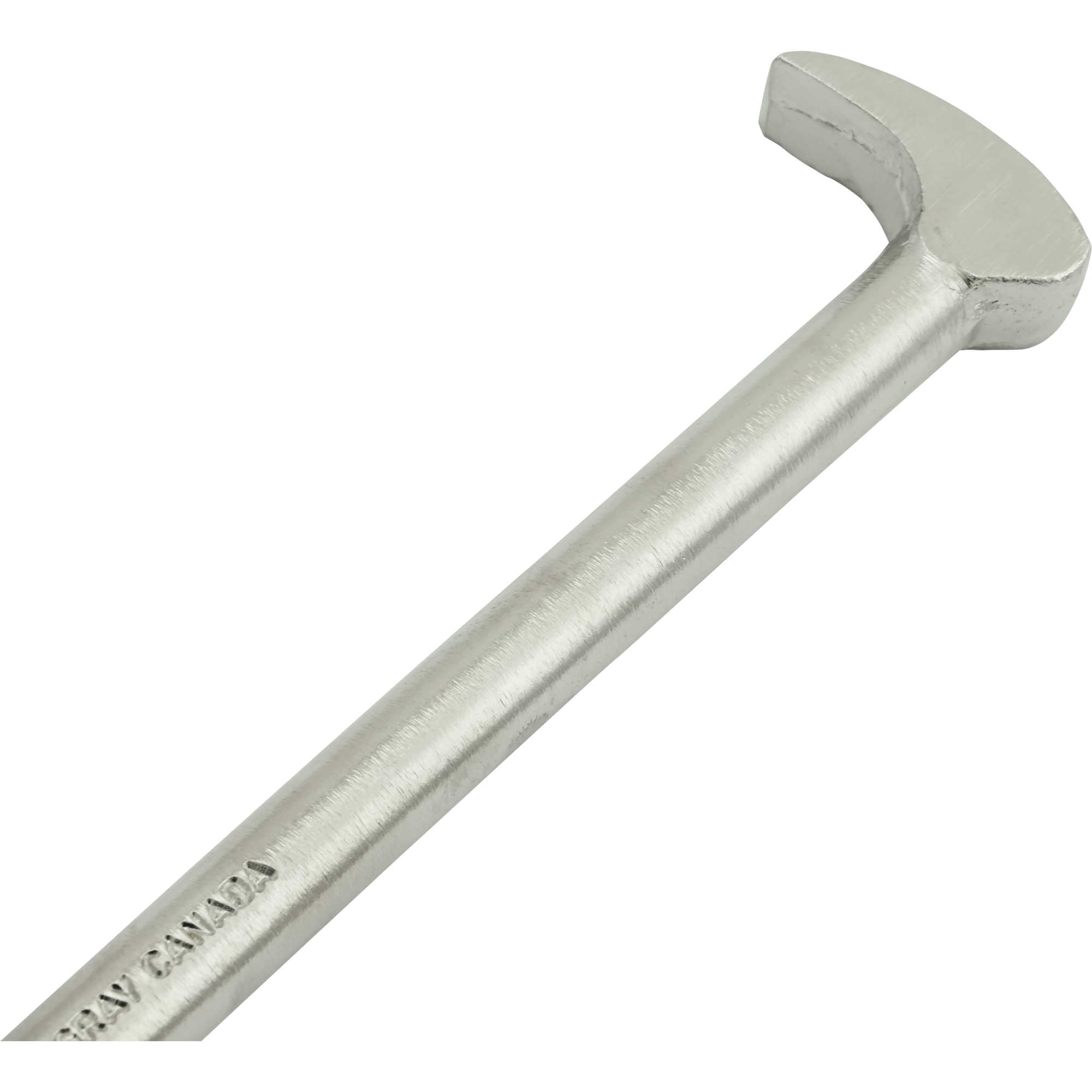 Rolling Head Pry Bars, Round Shank with Polished Point, Nickel Plate Finish