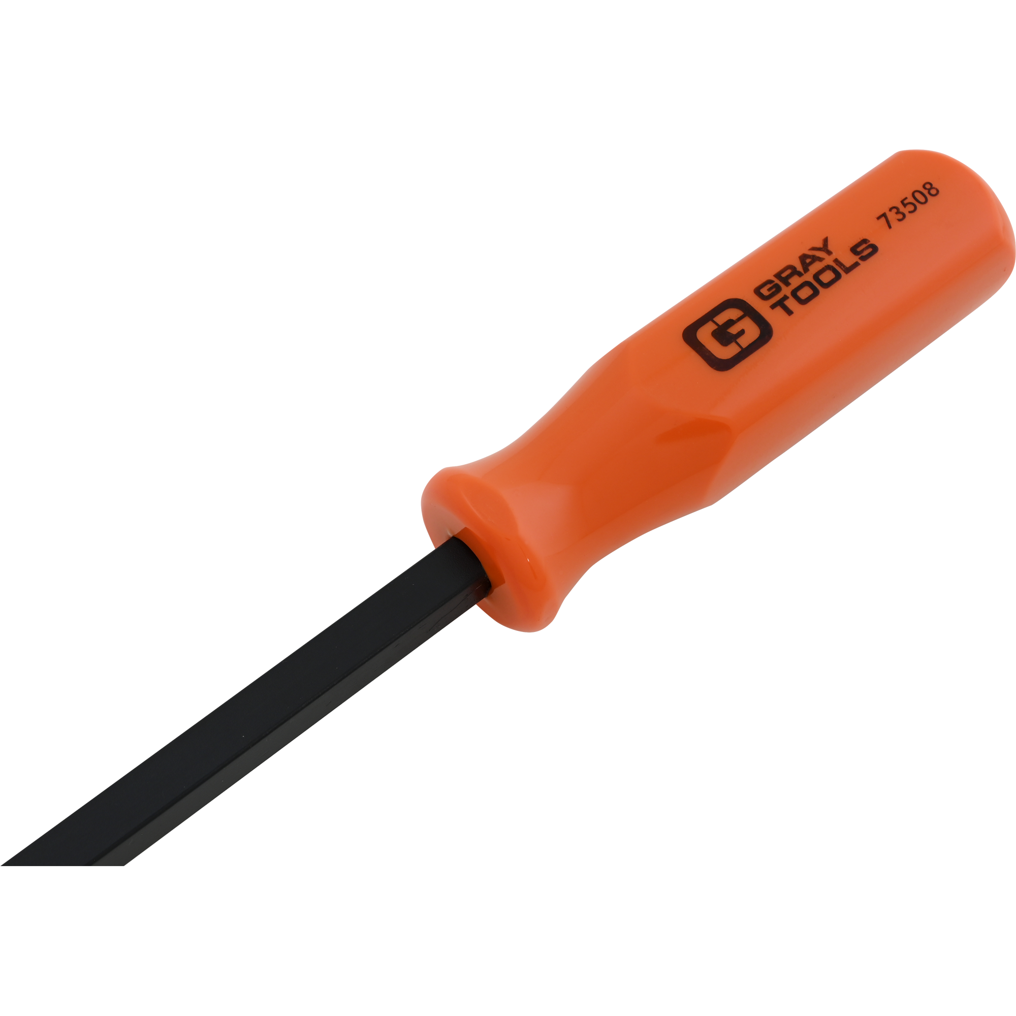 3 Piece Florescent Orange Handled Pry Bar Set with Black Oxide Blades