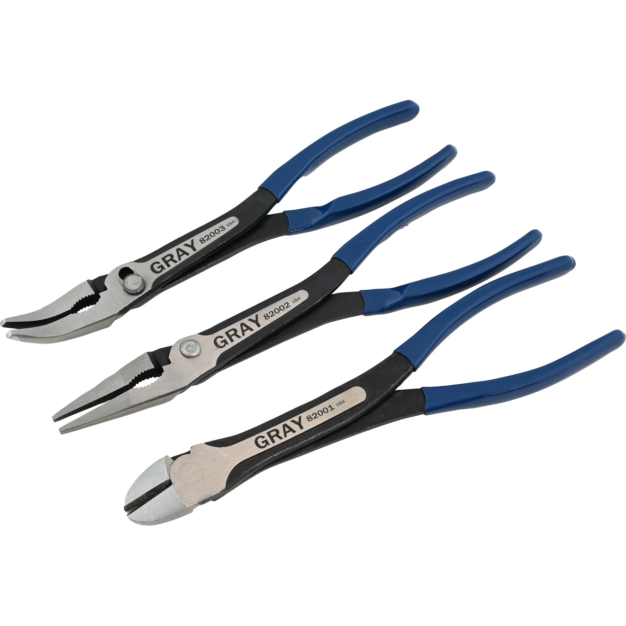 3 Piece Long Reach Heavy Duty Pliers Set