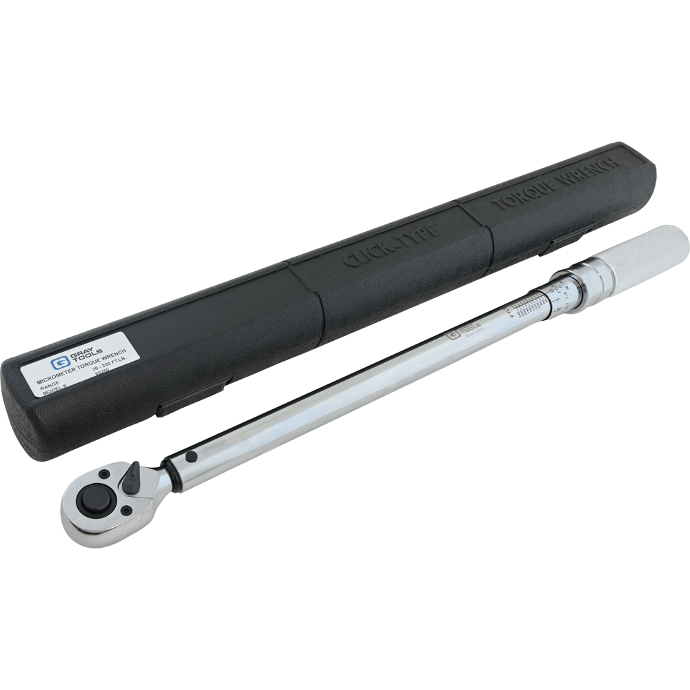 1/2" Drive Micro-adjustable, Click Type Torque Wrench