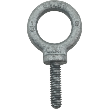 Galvanized Eye Bolts - Shoulder Pattern