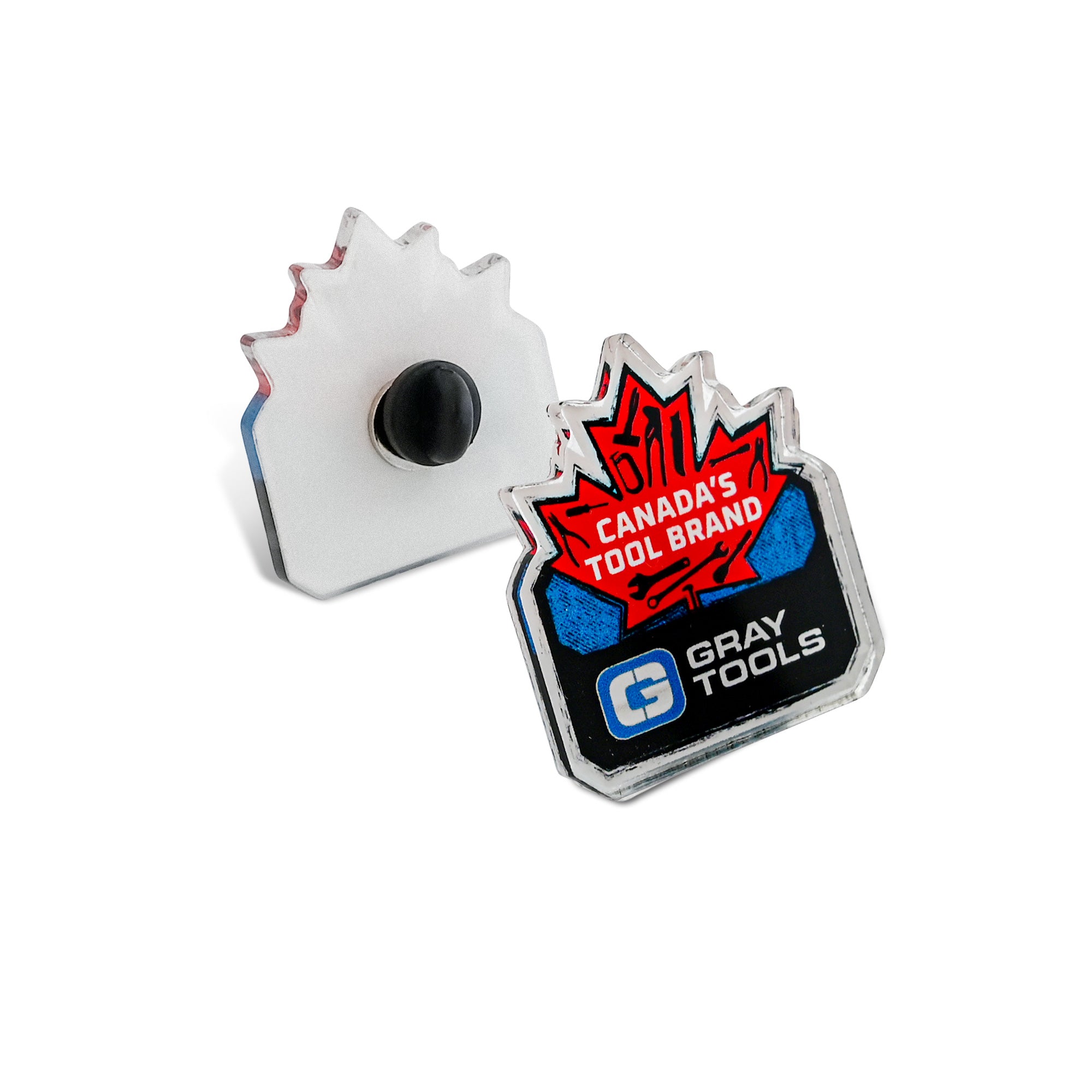 Gray Tools Pins - English and French