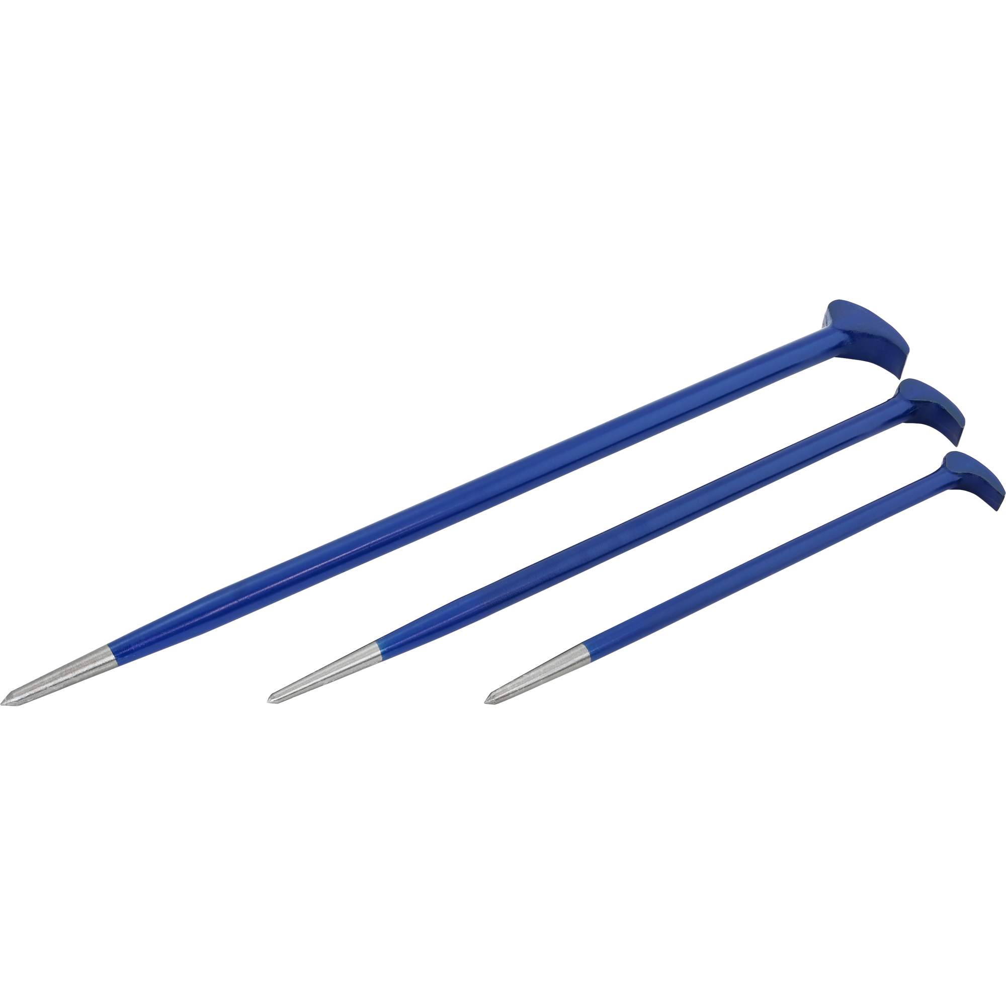 3 Piece Rolling Head Pry Bar Set