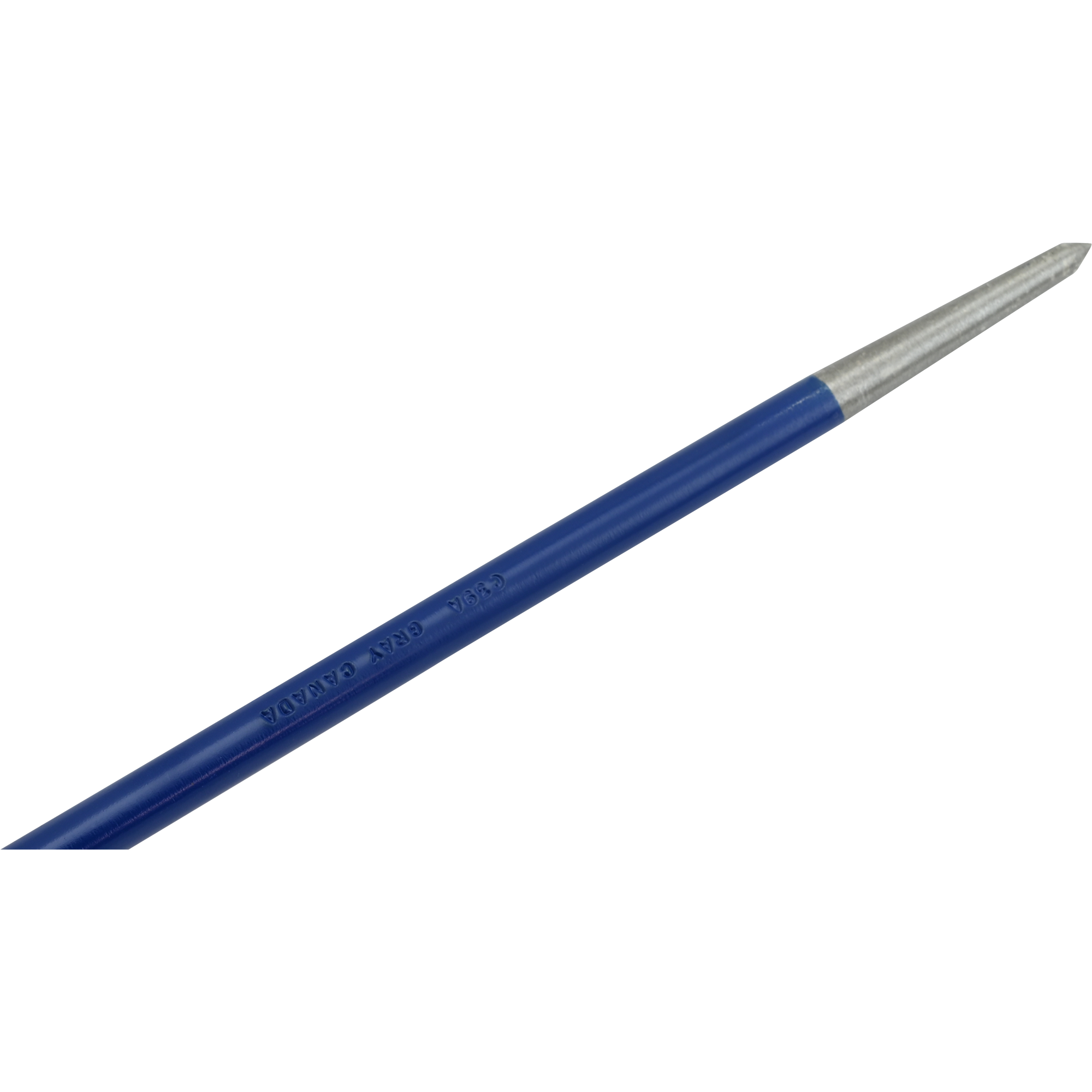 Rolling Head Pry Bars, Round Shank with Polished Point, Royal Blue Paint Finish