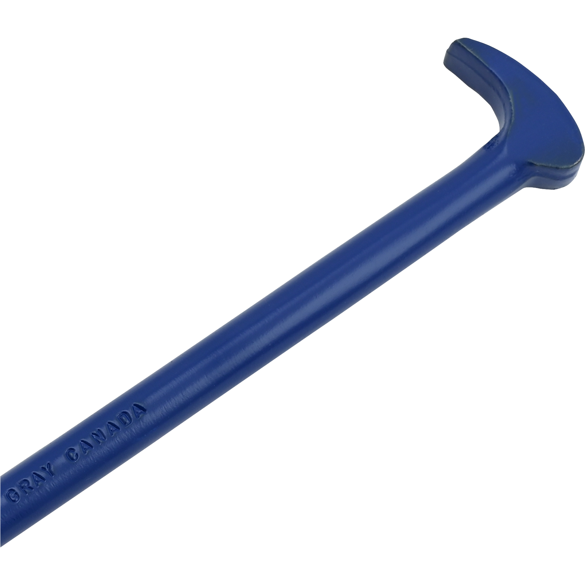 Rolling Head Pry Bars, Round Shank with Polished Point, Royal Blue Paint Finish