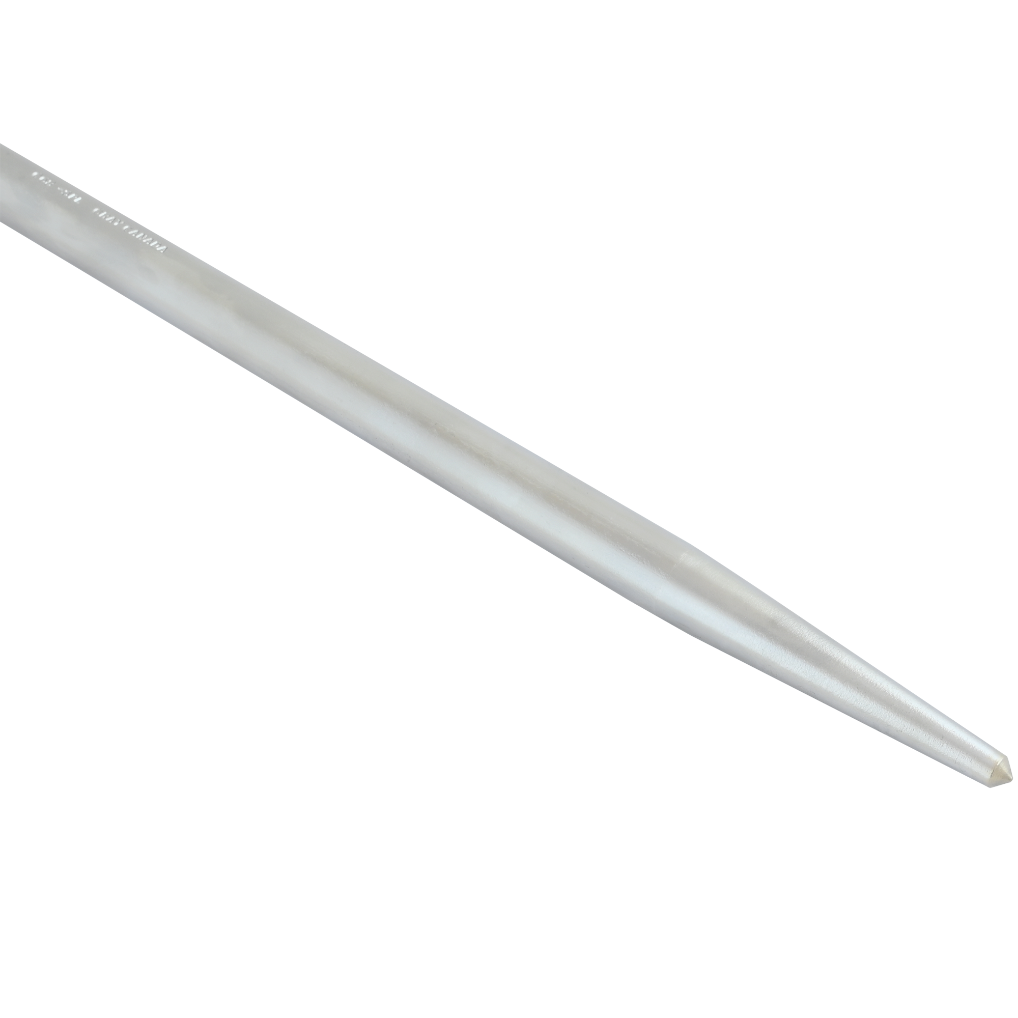 28" Pinch Bar With Round Shank and Nickel Plate Finish