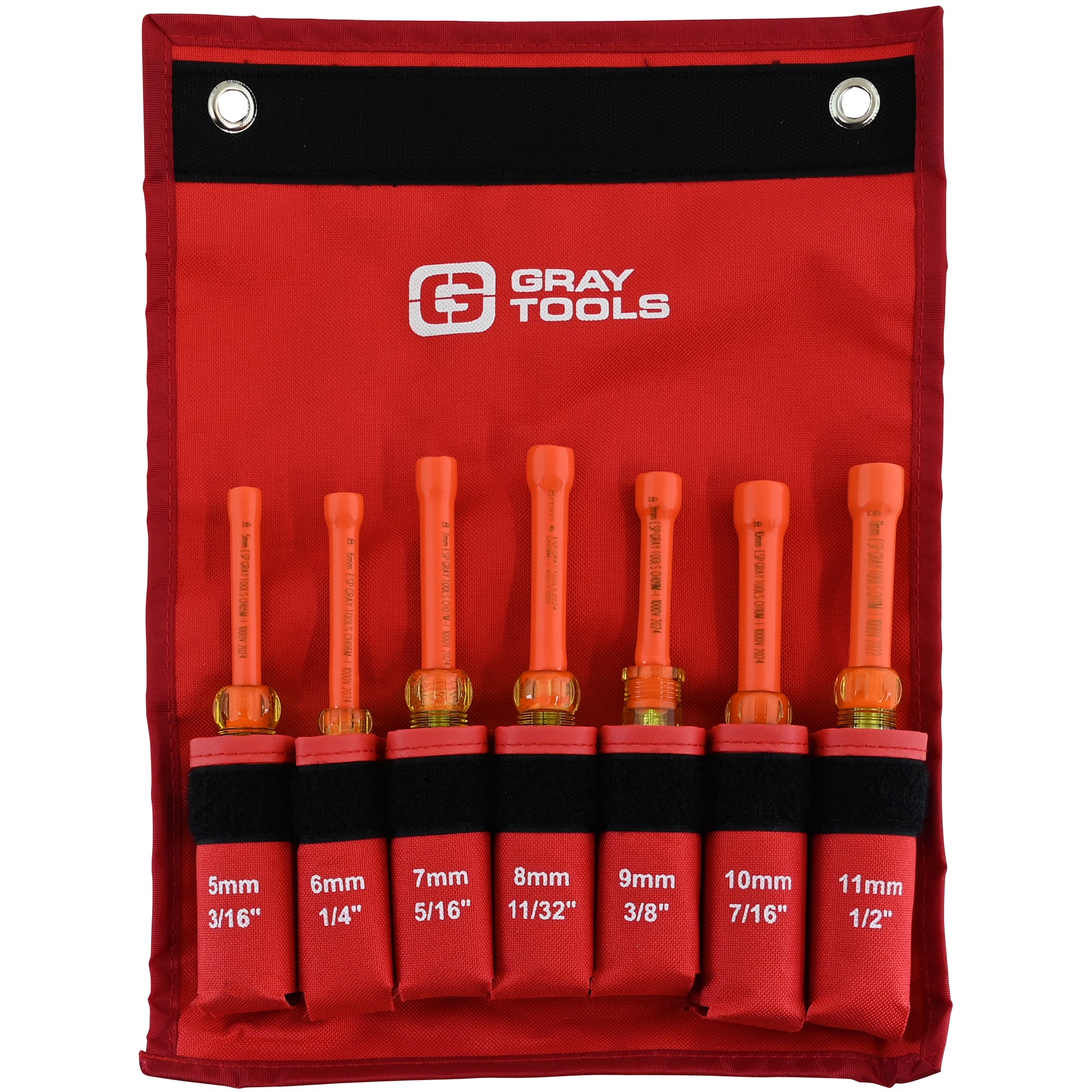 Insulated 7 Piece Metric Nut Driver Set