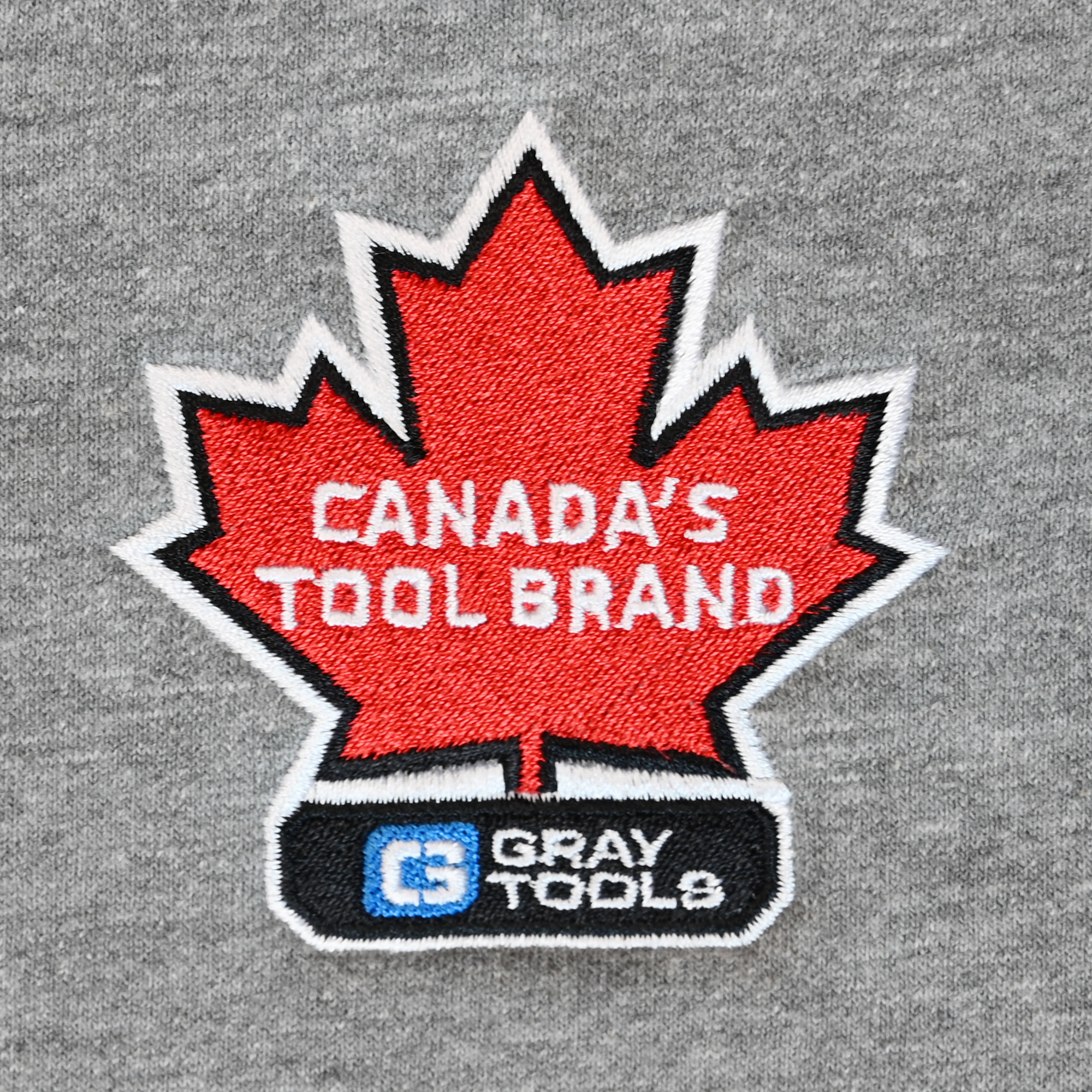 Gray Tools Pullover Hoodie-Made in Canada