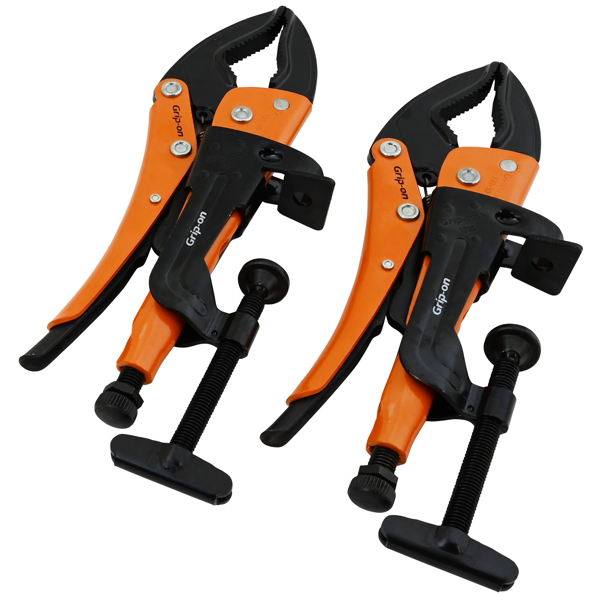 Grip-on® 2 Piece Hands Free Locking Plier Set