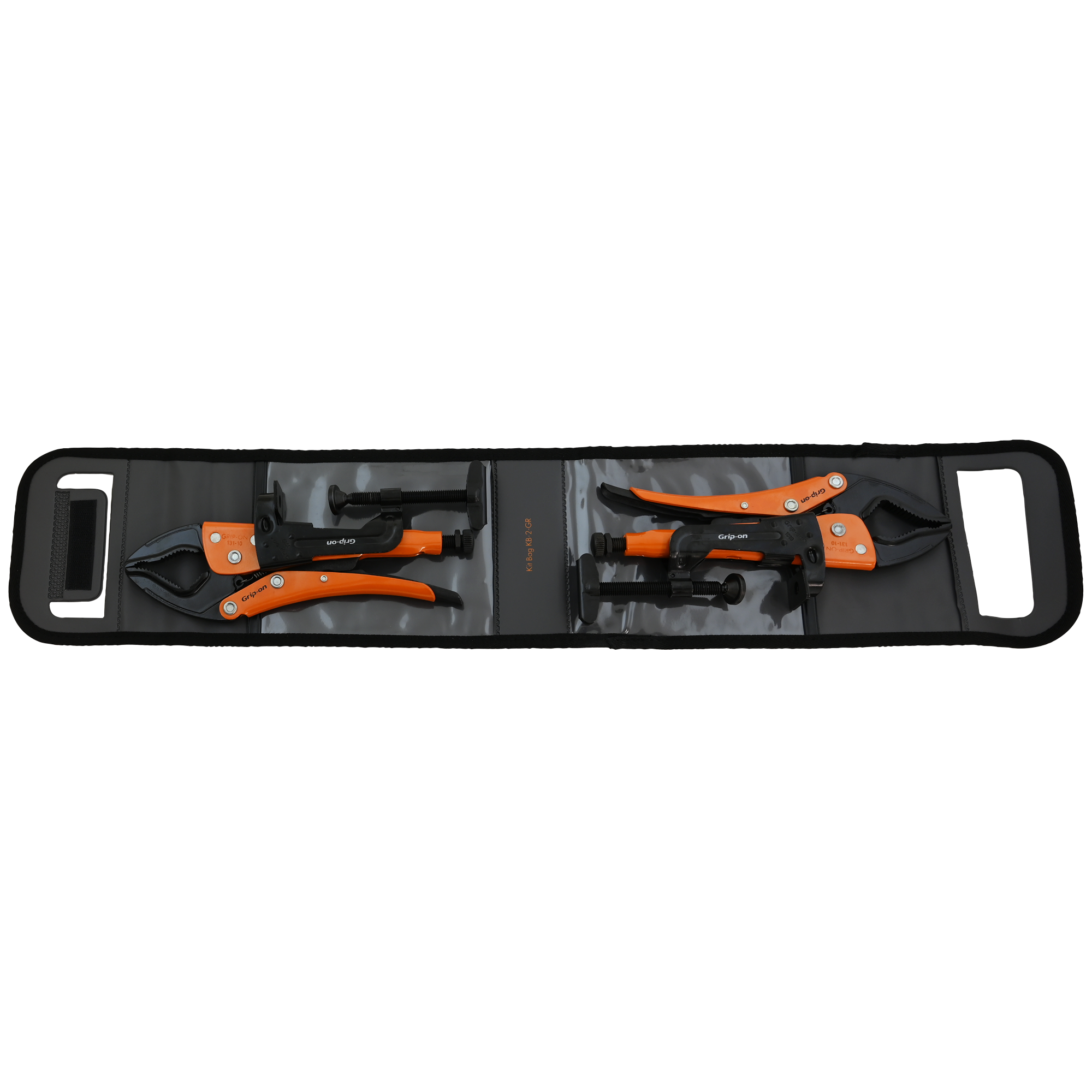 Grip-on® 2 Piece Hands Free Locking Plier Set