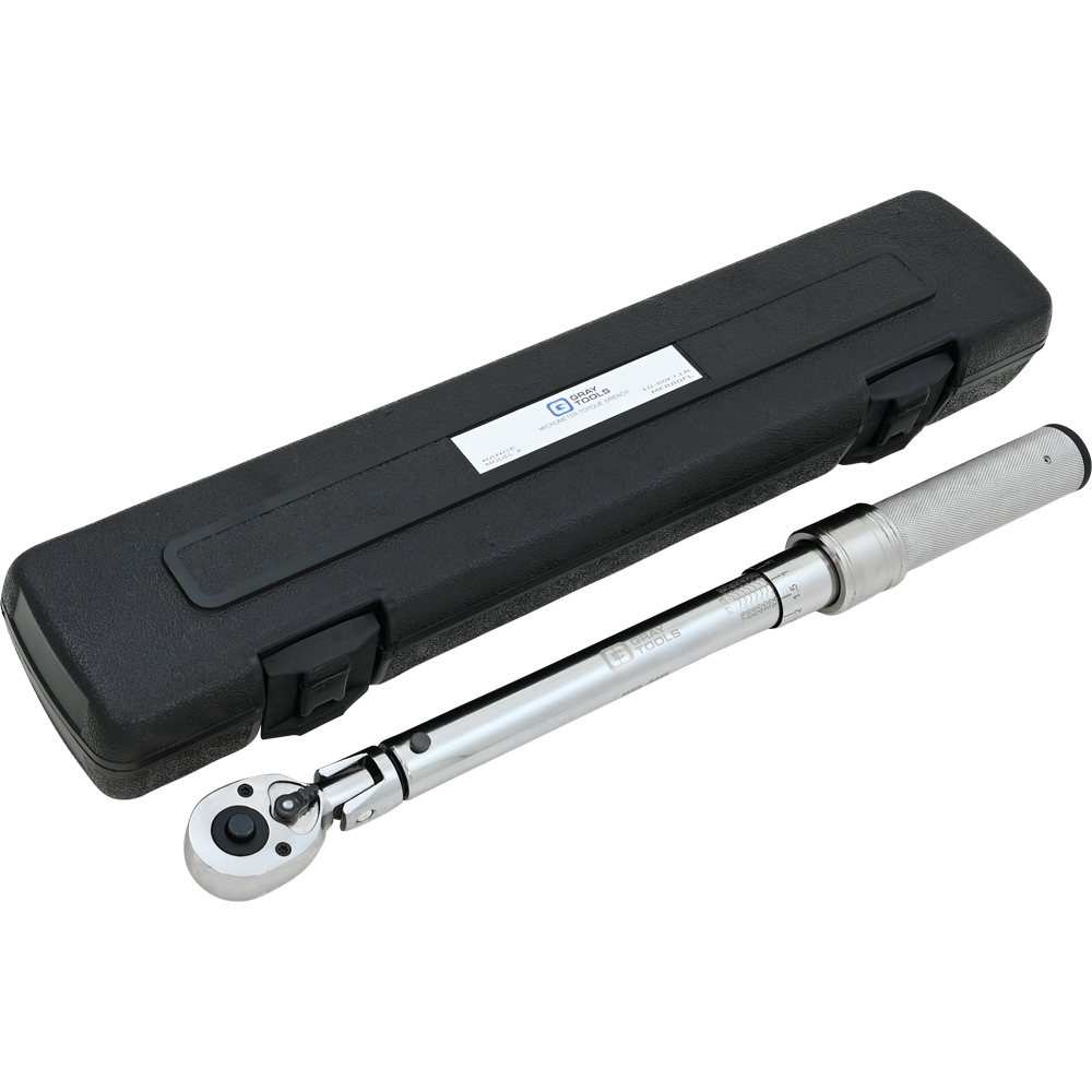 3/8" Drive Heavy-Duty Micro Adjustable Torque Wrench - Flex-Head