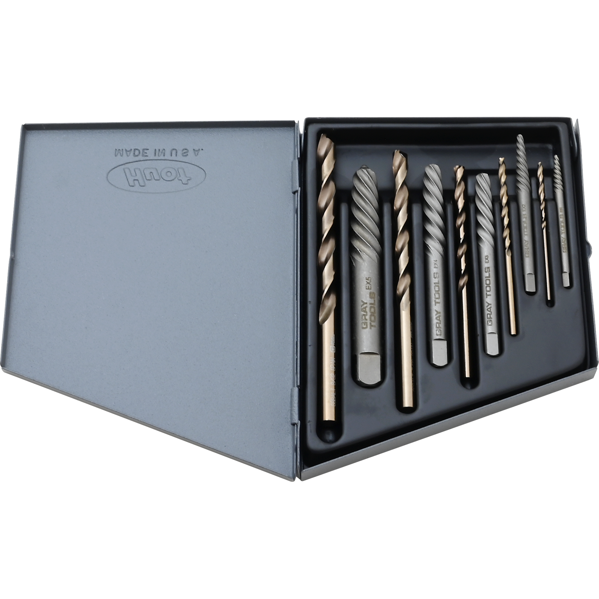 10 Piece Combination Screw Extractor & Drill Set