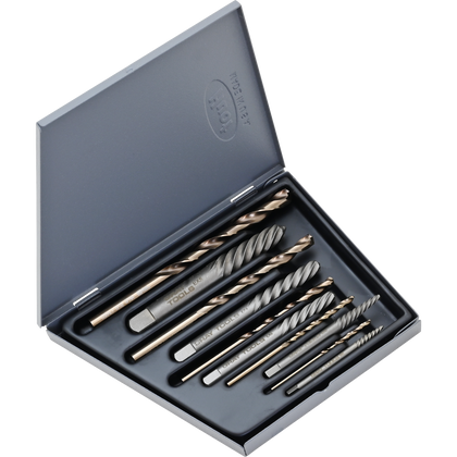 10 Piece Combination Screw Extractor & Drill Set