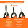 Grip-on® Locking Pliers-Curved Jaws with Wire Cutter