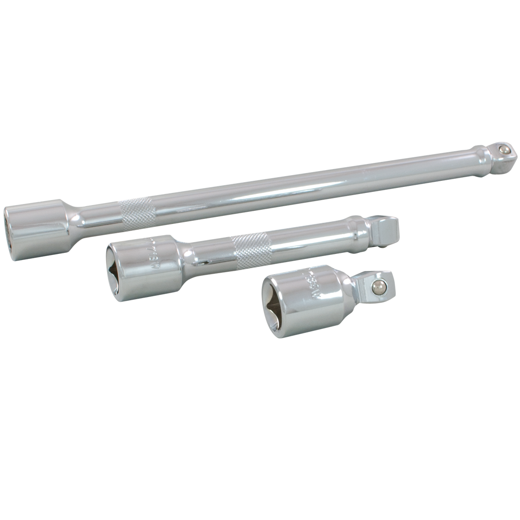 3 Piece 1/2" Dr. Wobble Extension Set