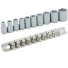 1/4" Dr. 10 Piece 6 Point Standard SAE Socket Set