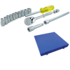 1/4" Dr. 15 Piece 6 Point Standard SAE Socket Set