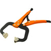 Grip-on® Locking C-Clamp with Swivel Pads