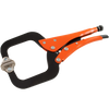 Grip-on® Locking C-Clamp with Swivel Pads