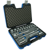 3/8" Dr. 33 Piece 12 Point SAE & Metric Socket & Attachment Set