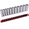 3/8" Dr. 11 Piece 6 Point Deep SAE Socket Set