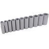 3/8" Dr. 11 Piece 6 Point Deep SAE Socket Set