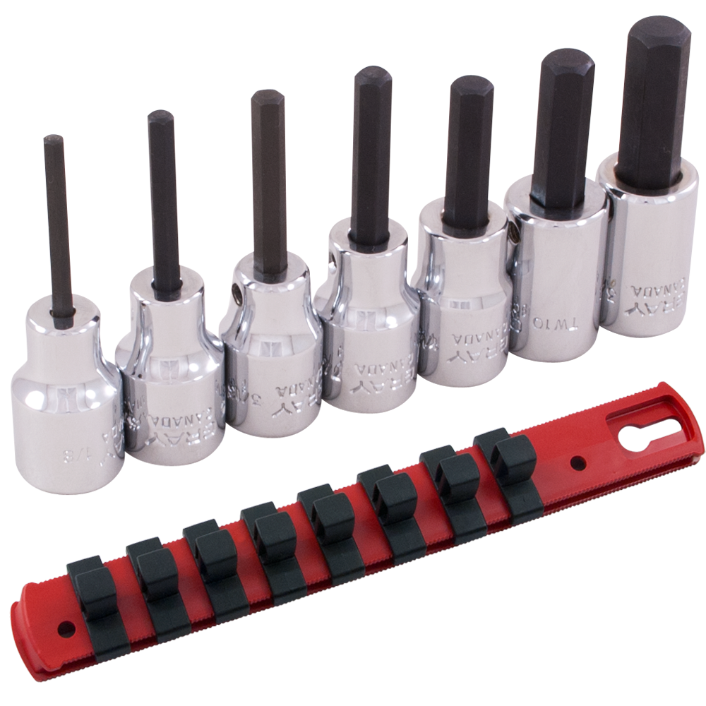 3/8" Dr. 7 Piece SAE Hex Head Socket Set