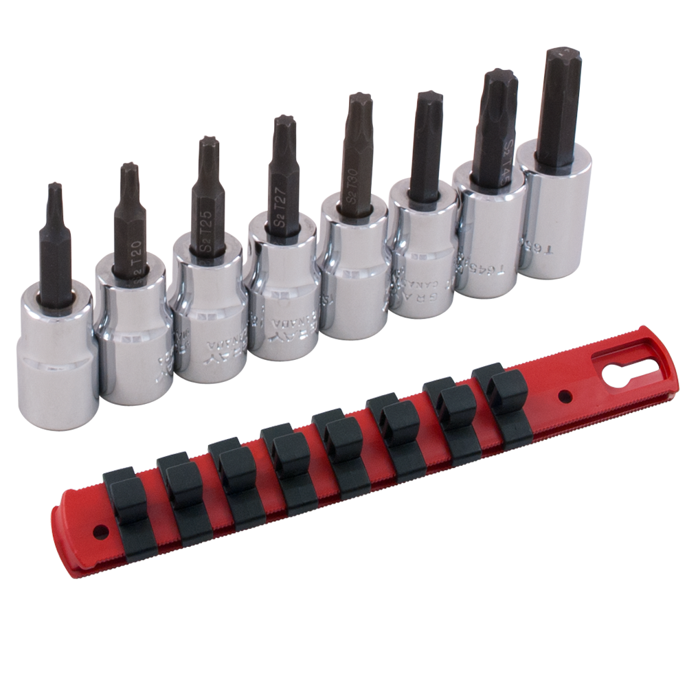 3/8" Dr. 8 Piece Torx® Head Socket Set