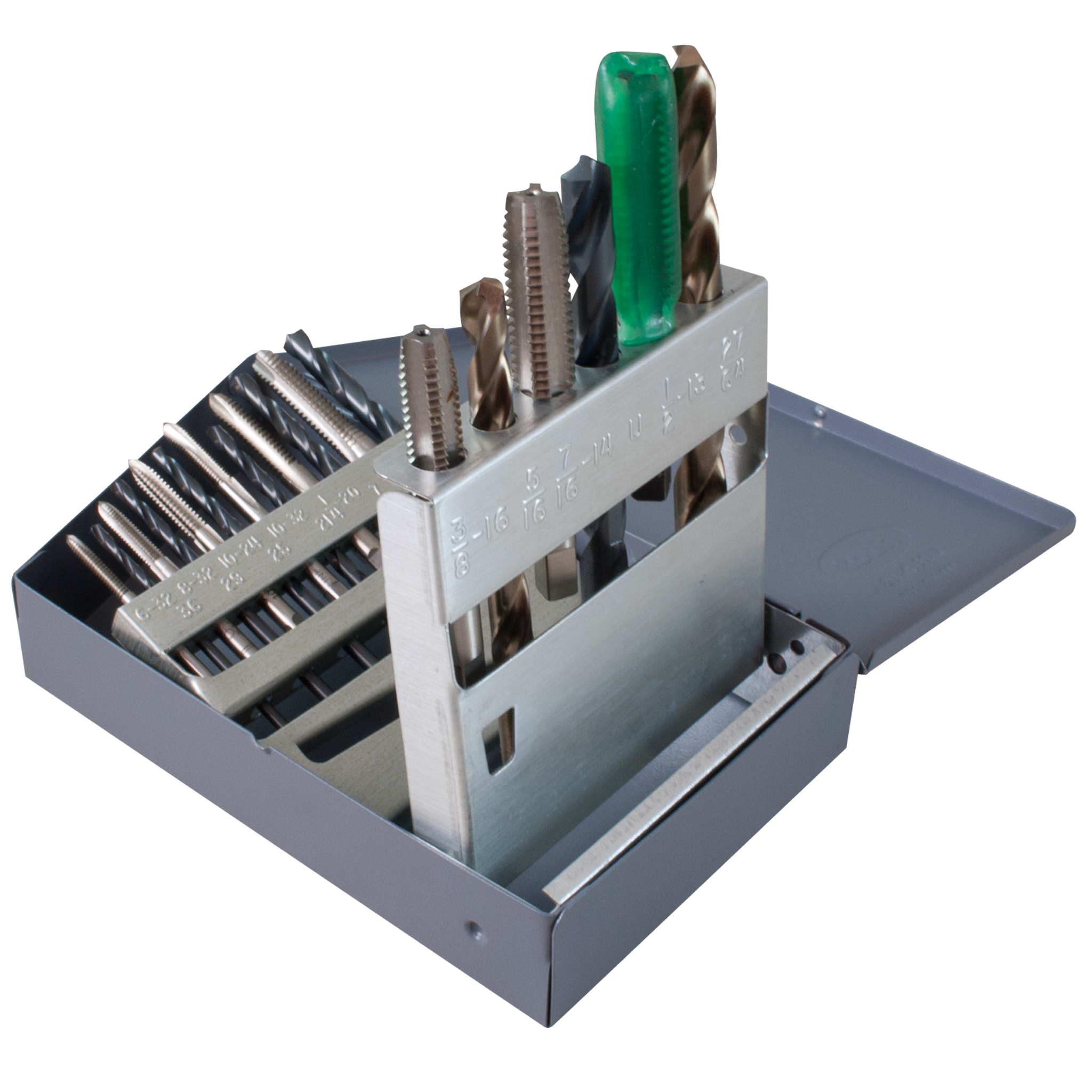 18 Piece Combination Tap and Drill Set