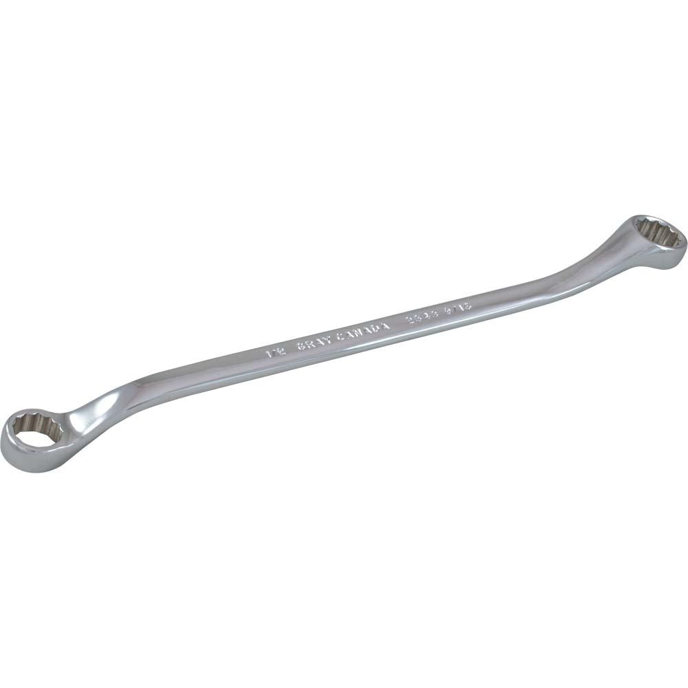 SAE Box End Wrenches - Mirror Chrome - 15° Offset