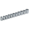 3/8" Dr. 11 Piece 6 Point Standard Metric Socket Set