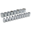 3/8" Dr. 19 Piece 12 Point Standard Metric Socket Set