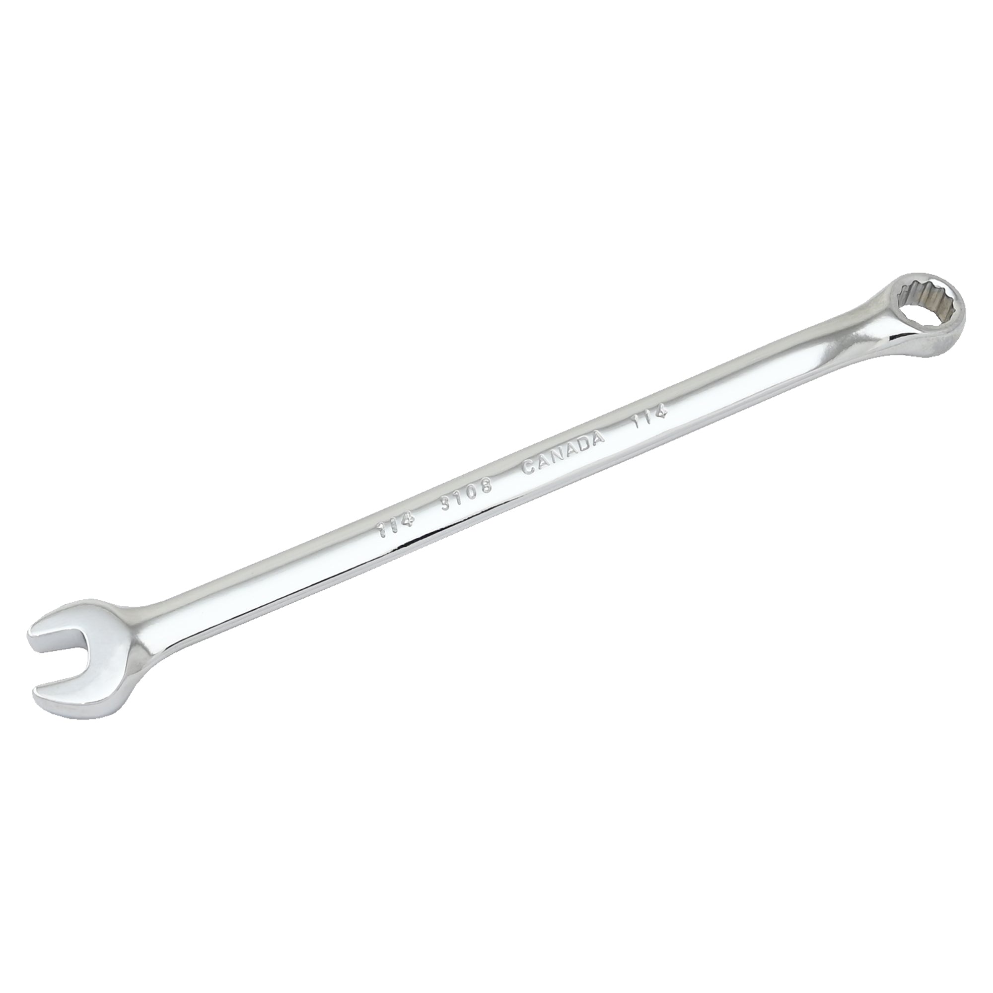 12 Point SAE Combination Wrenches - 15° Offset - Mirror Chrome Finish