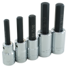 1/2" Dr. 5 Piece Hex Head SAE Socket Set