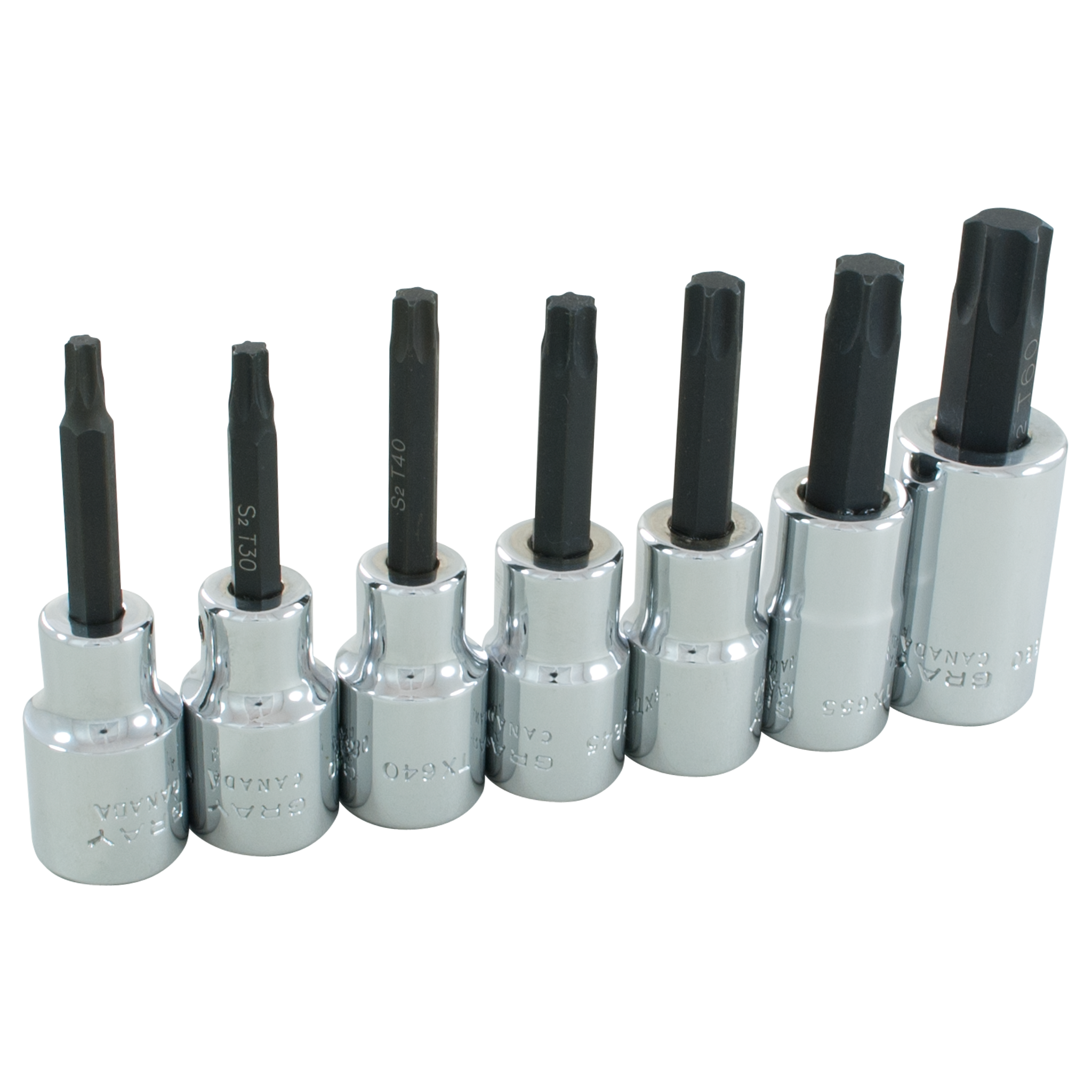 1/2" Dr. 7 Piece Torx® Head Socket Set