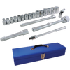 1/2" Dr. 20 Piece 6 Point SAE Socket & Attachment Set