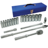 1/2" Dr. 20 Piece 6 Point Deep SAE Socket Set