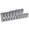 1/2" Dr. 19 Piece 6 Point Standard Metric Socket Set