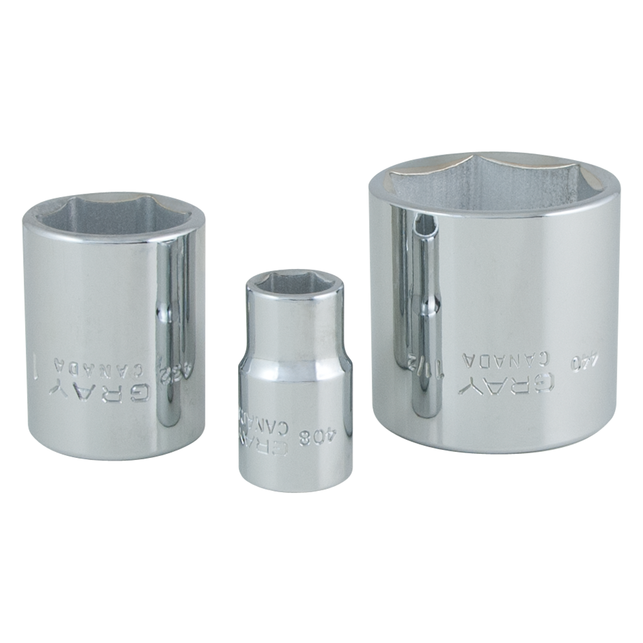 1/2" Dr. 19 Piece 6 Point Standard SAE Socket Set