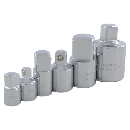 6 piece adapter set 1/4
