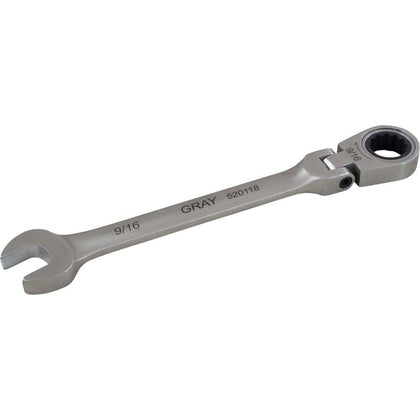 SAE combination flex head multigear geared wrenches