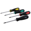 4 Piece Square Recess Comfort Grip Screwdriver Set