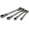 4 Pieces  SAE Double Box End Flex Head Multi-Gear Ratcheting Wrench Set