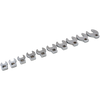 10 Piece 3/8" Dr. SAE Open End Crowfoot Wrench Set