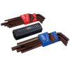 22 Piece SAE & Metric Combination Long Arm S2 Hex Key Set