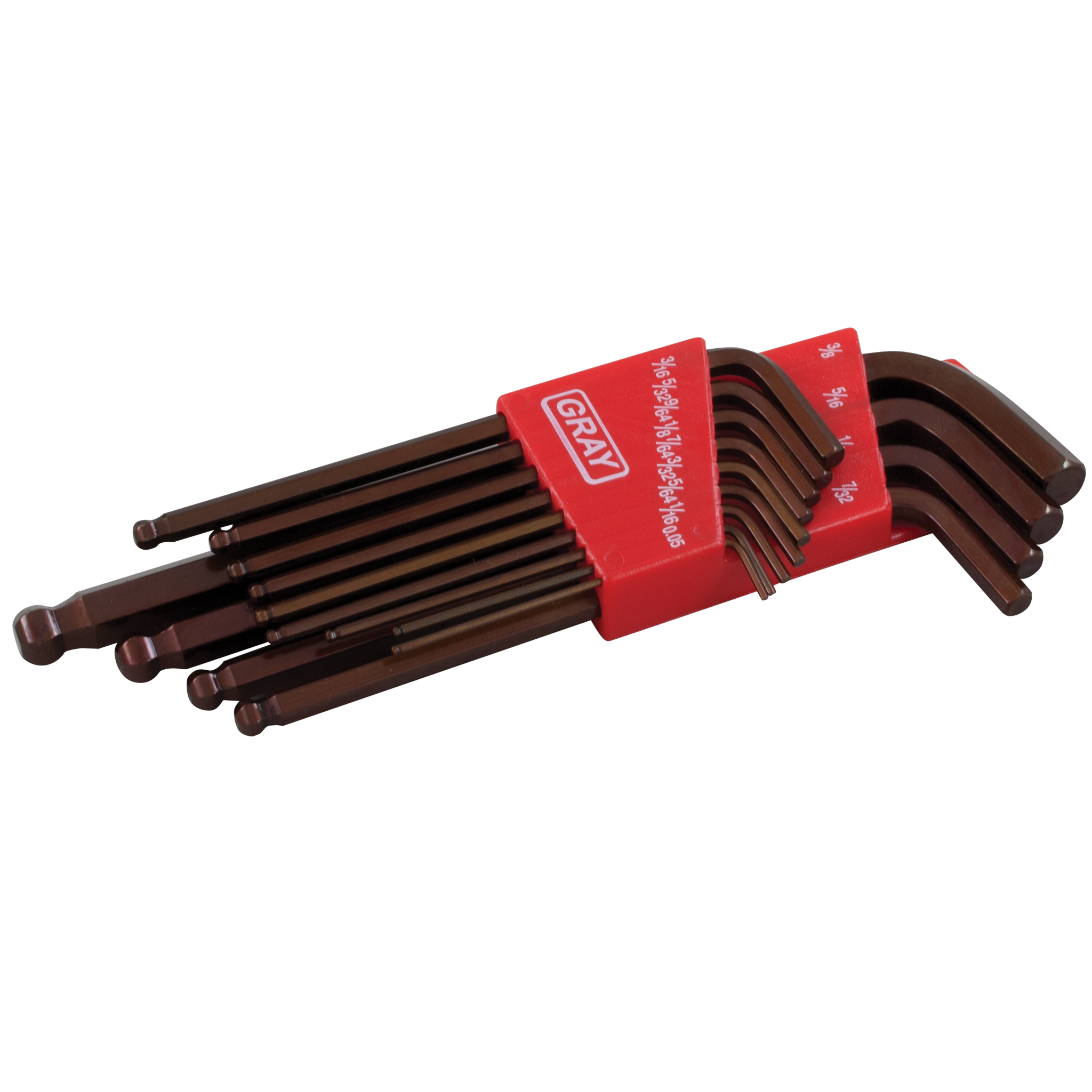 13 Piece SAE Long Arm Ball S2 Hex Key Set